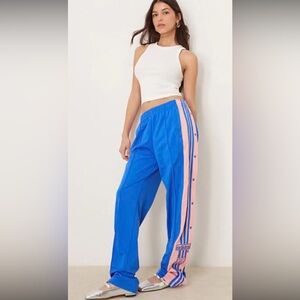Adidas Originals Adibreak Track Pants Woman’s SZ.S "Blue / Semi Pink Spark